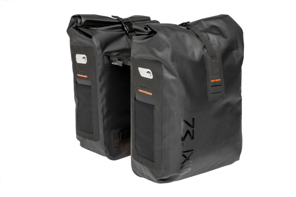 Dubbele-Fietstas-New-Looxs-Varo-Racktime-40-Liter-Black