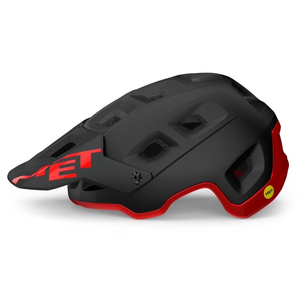 Fietshelm - MET - Terranova MIPS - Black/Red