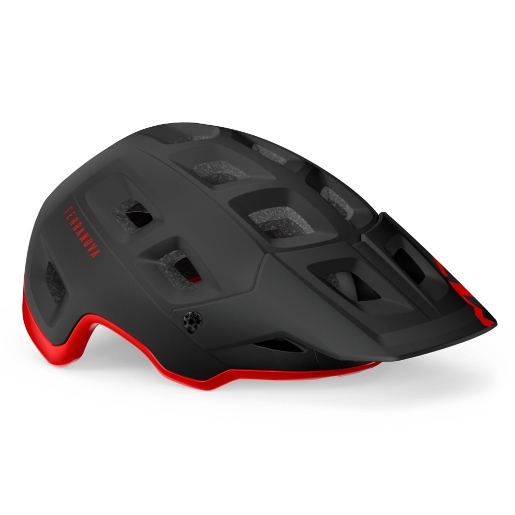 Fietshelm - MET - Terranova MIPS - Black/Red