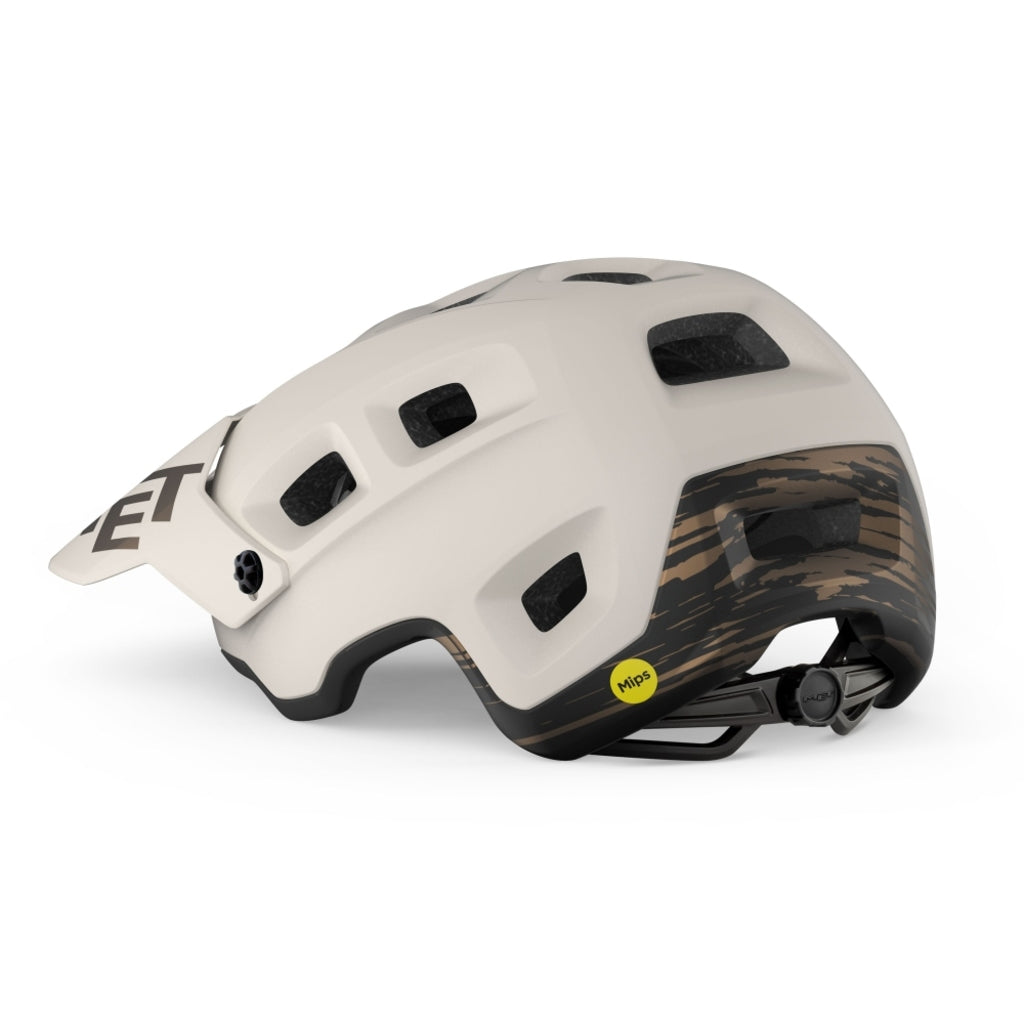 Fietshelm - MET - Terranova MIPS - Off-White/Bronze