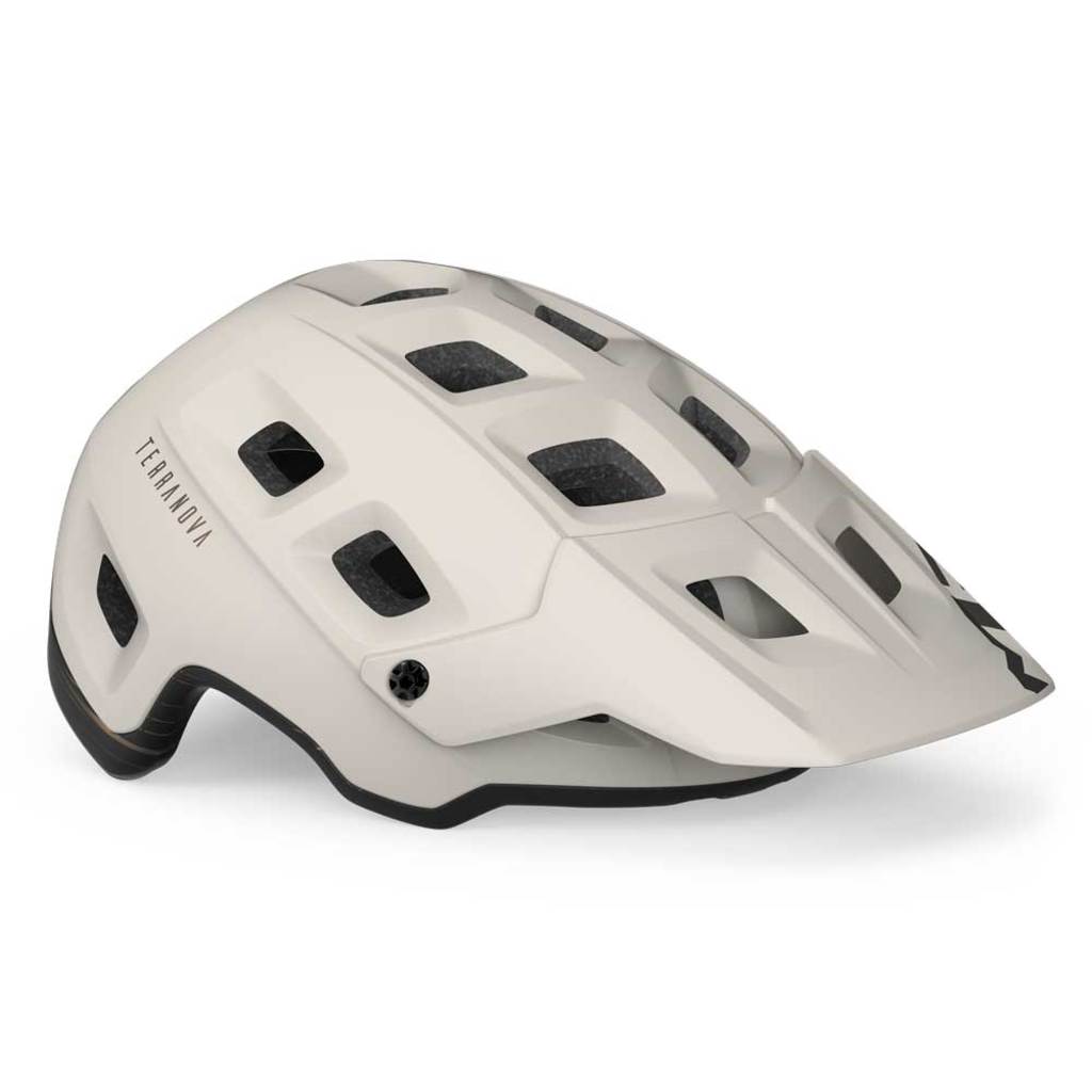 Fietshelm - MET - Terranova MIPS - Off-White/Bronze