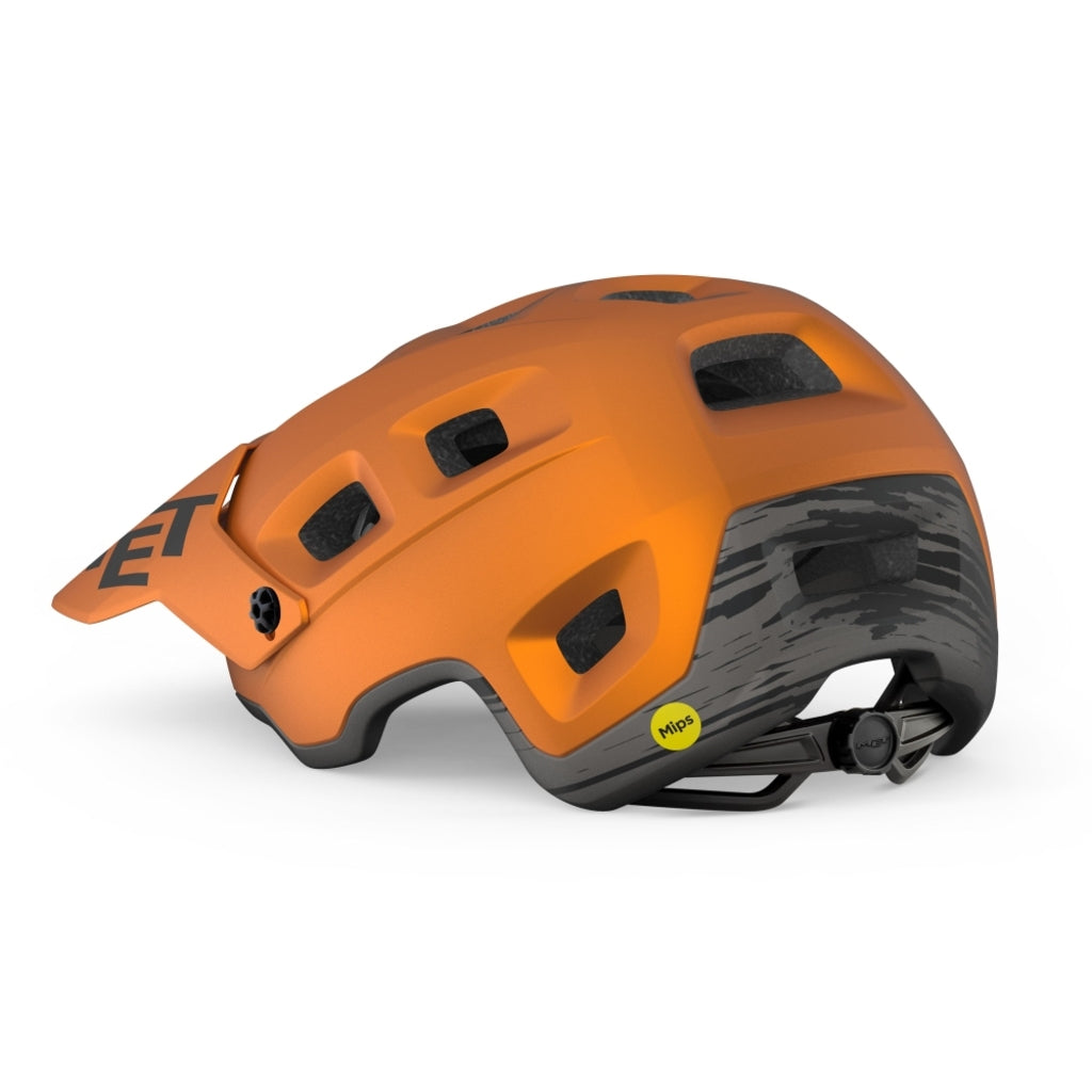 Fietshelm - MET - Terranova MIPS - Orange/Titanium Metallic