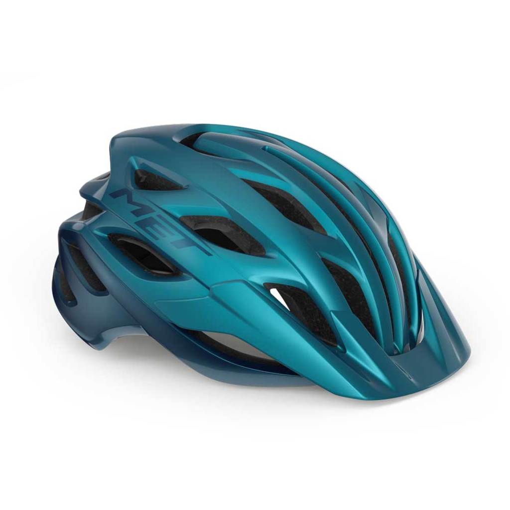Fietshelm MET Veleno MIPS - Teal Blue Metallic