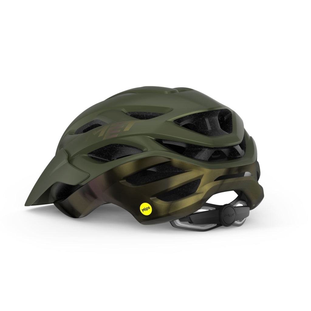 Fietshelm MET Veleno MIPS - Olive Iridescent