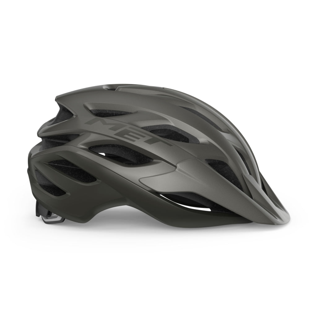 Fietshelm MET Veleno - Titanium Metallic