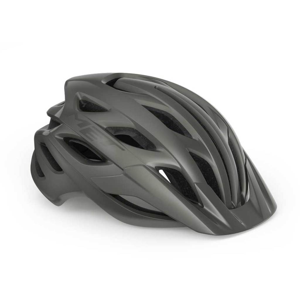 Fietshelm MET Veleno - Titanium Metallic
