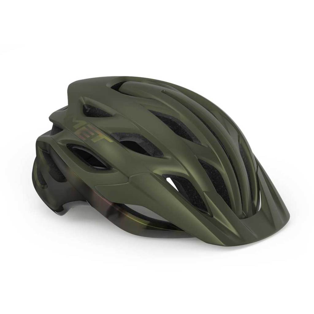 Fietshelm MET Veleno - Olive Iridescent