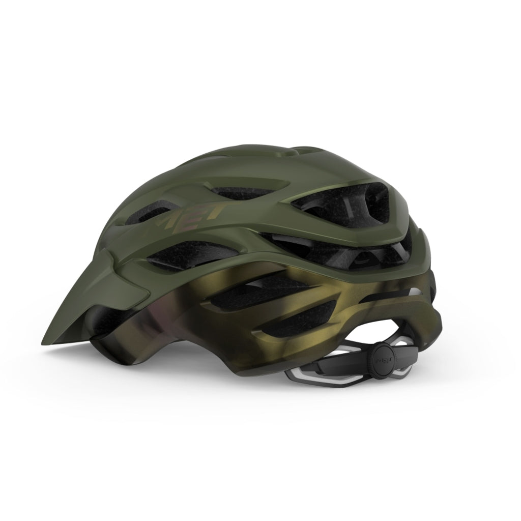Fietshelm MET Veleno - Olive Iridescent
