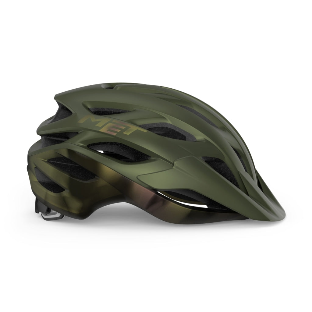 Fietshelm MET Veleno - Olive Iridescent