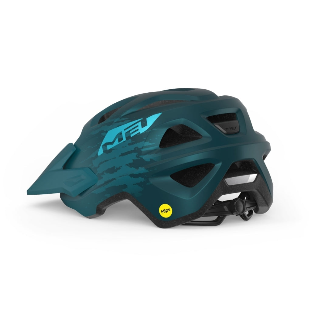 Fietshelm MET Echo MIPS - Petrol Blue