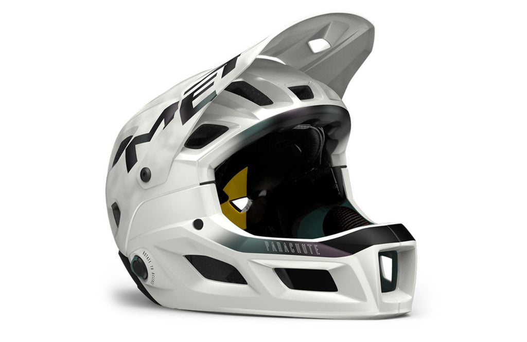 Fietshelm - MET Parachute MCR MIPS - White Iridescent