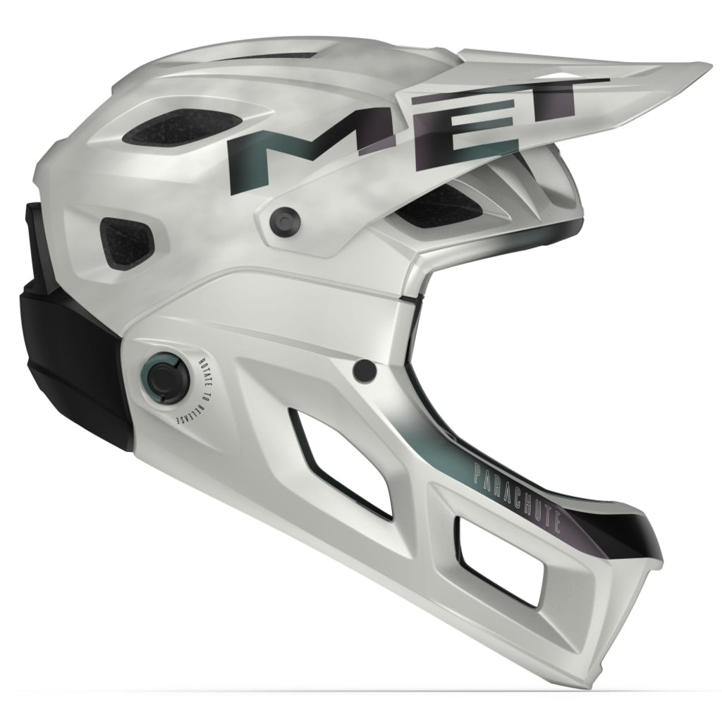 Fietshelm - MET Parachute MCR MIPS - White Iridescent