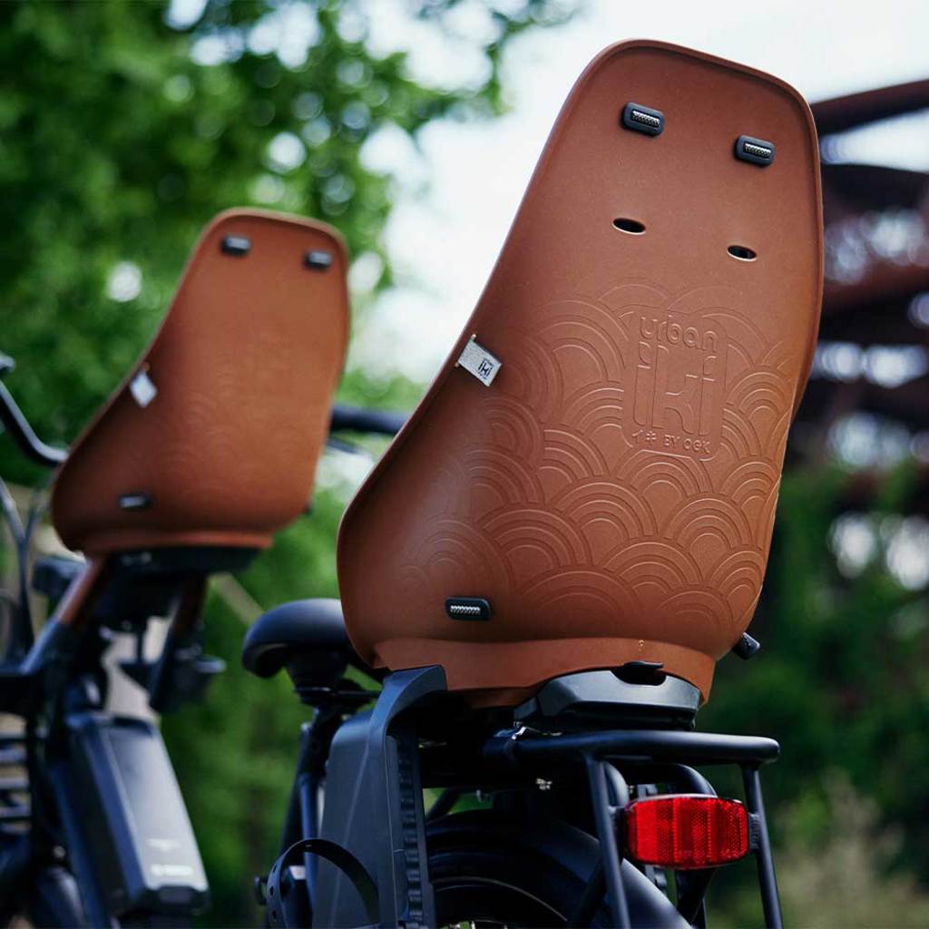 Achterzitje Urban Iki BIO - Dragerbevestiging Haniwa Brown/Bincho Black