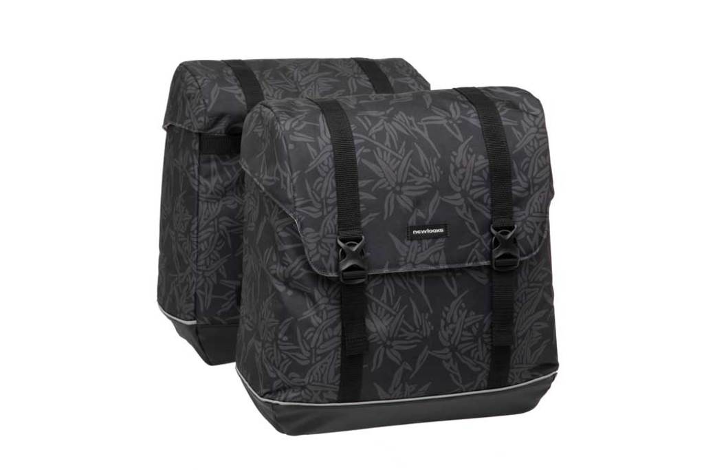 Dubbele-Fietstas-New-Looxs-Alba-Double-Bamboo-Black-42L