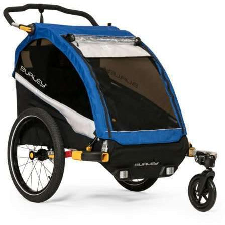 Burley Fietskar2 Kinderen Old School Blue