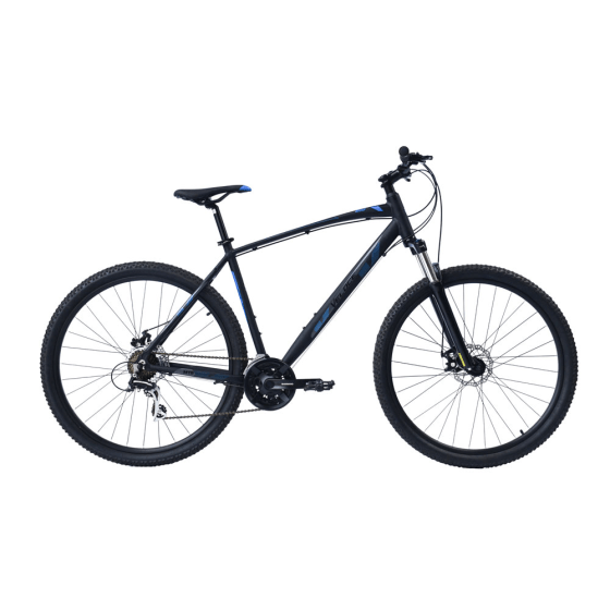 Mountainbike OUTRAGE 602 27,5 Inch Heer Antraciet-Blauw