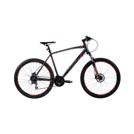 Mountainbike OUTRAGE 603 MTB 27,5 Inch Heer Antraciet-Oranje