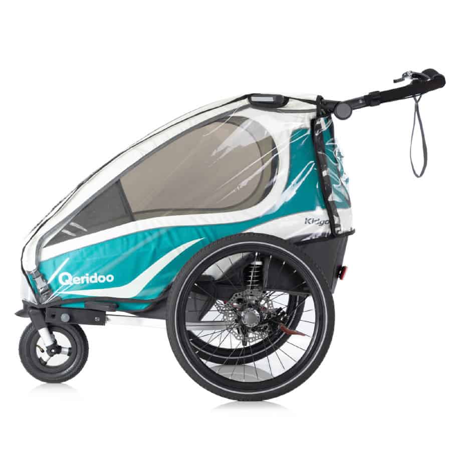 qeridoo regenhoes voor fietskar kidgoo2 Kidsandmobility