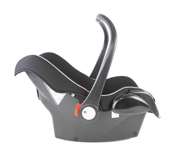 Qeridoo Autostoeltje Kinderzitje - Zwart 0-13 kg voor Fietskar