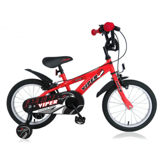 Kinderfiets Viper 18 inch Rood