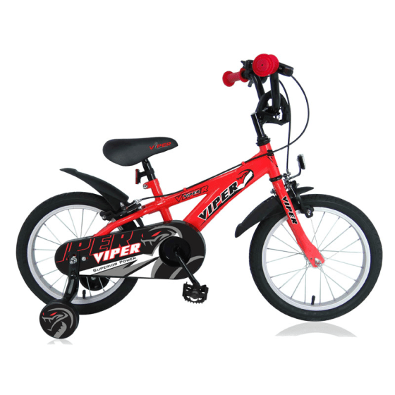 Kinderfiets Viper 16 inch Rood